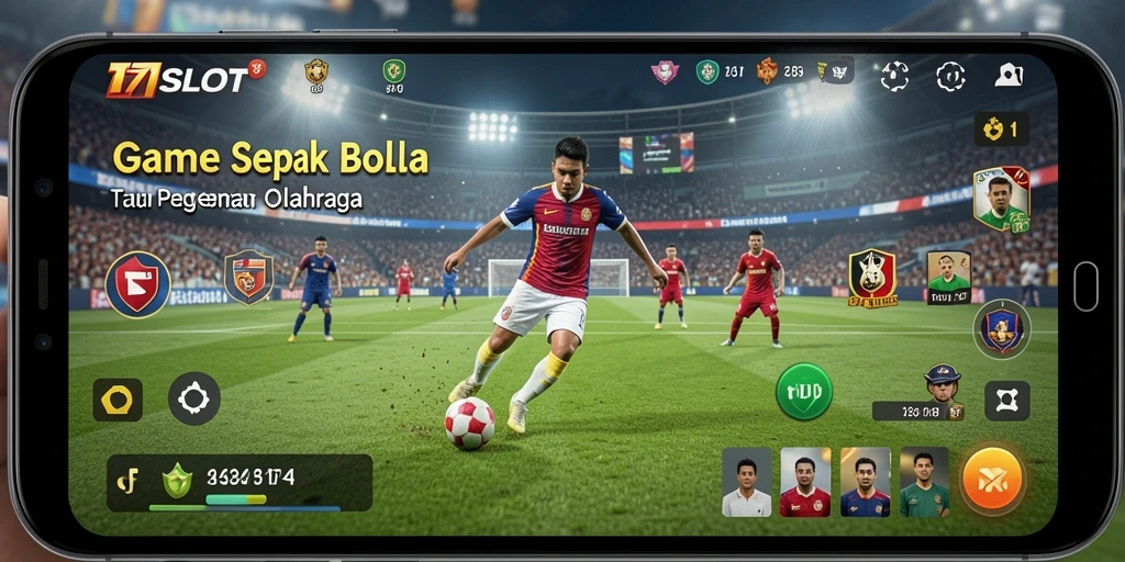 Tampilan permainan sepak bola yang mendebarkan di 171SLOT.