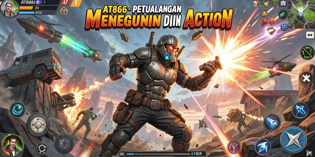 Tangkapan layar AT866 menampilkan aksinya yang cepat dan mendebarkan.
