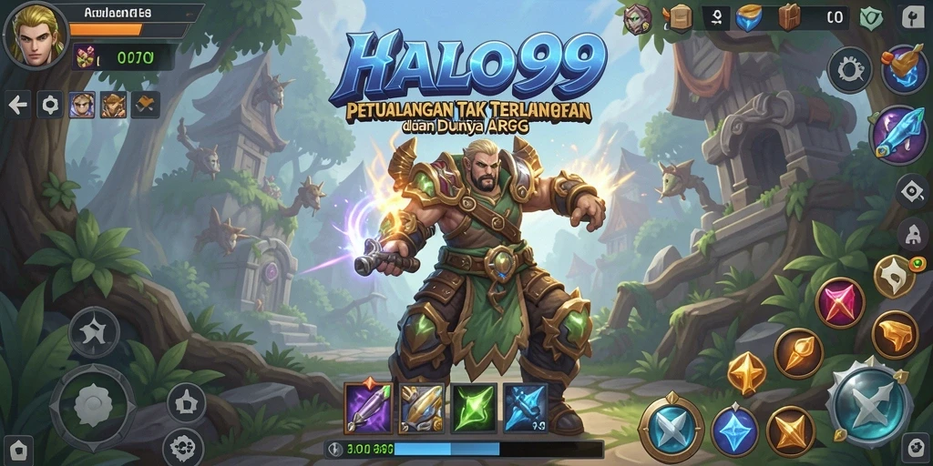 Tangkapan layar dalam permainan menunjukkan aksi seru dalam pertempuran ARPG.
