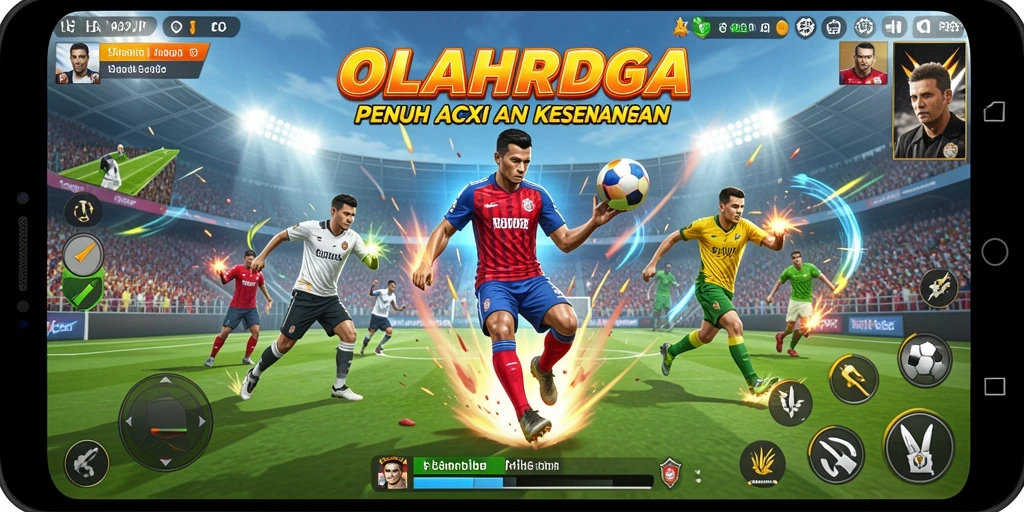 Tangkapan layar utama <strong>HARAPJP</strong> menunjukkan aksi olahraga yang mendebarkan.