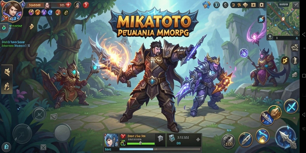 Screenshot MIKATOTO menampilkan gameplay menarik dari petualangan MMORPG.