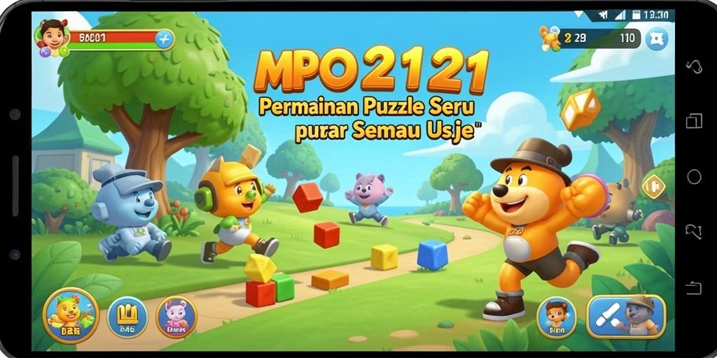 Screenshot gameplay MPO2121 menampilkan tantangan puzzle yang menarik.