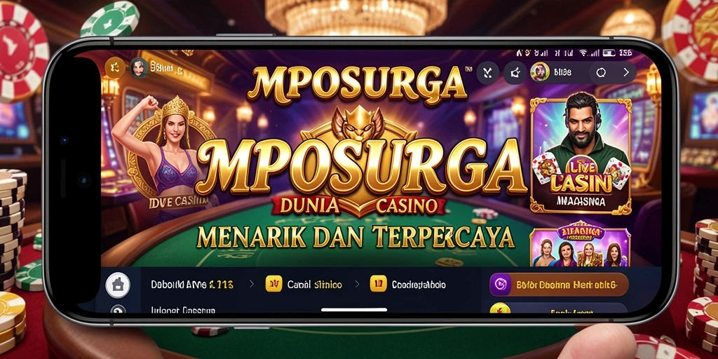 Tampilan menarik dari gameplay MPOSURGA Live Casino yang mengundang.