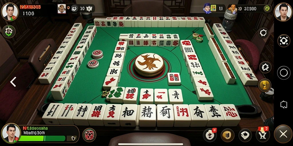 Tampilan gameplay seru Mahjong di NX303 yang menantang.