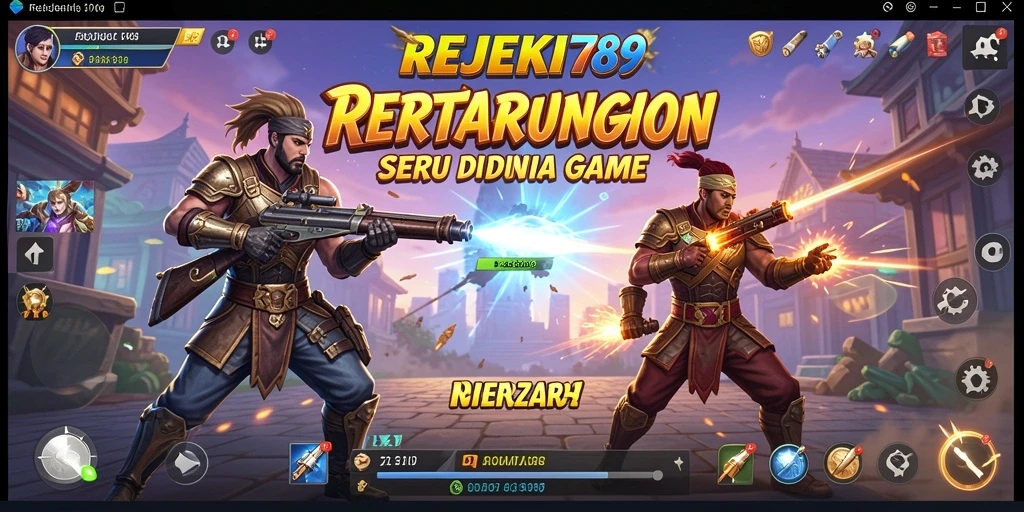 Screenshot gameplay REJEKI789 dengan aksi pertarungan yang intens.