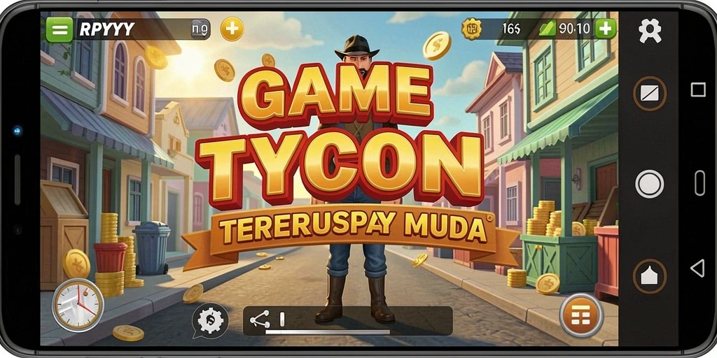 Tampilan menarik gameplay RPYYY dengan strategi bisnis yang dinamis.