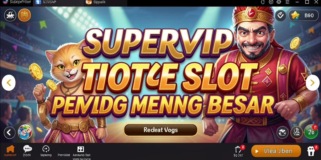 Tampilan gameplay Slot yang menarik dari SUPERVIP.