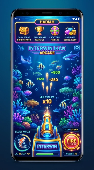 Proses unduh cepat dan aman dari aplikasi interwin.